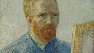 A self-portrait of Vincent Van Gogh.