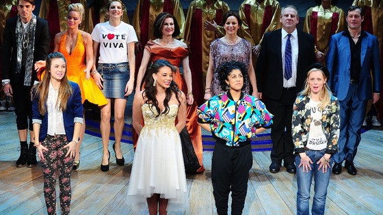The original cast of Viva Forever!