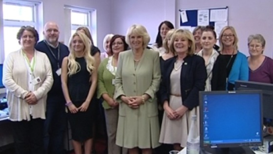 Her Royal Highness the Duchess of Cornwall visited Middlesbrough to meet charity workers