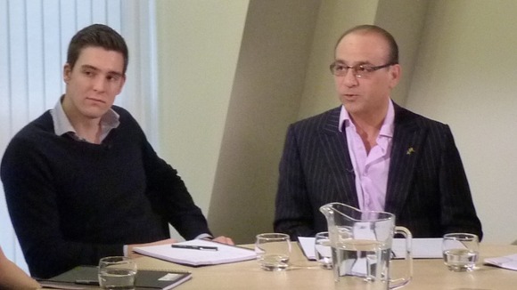 Theo Paphitis close up