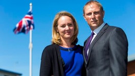SAS sniper Sergeant Danny Nightingale with wife Sally 