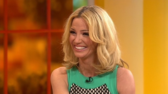 Former Girls Aloud star Sarah Harding speaking about her plans post-Girls Aloud on Daybreak this morning