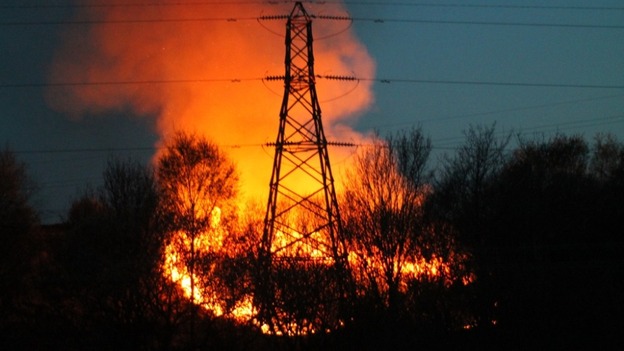 Heath fire