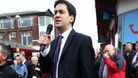 Labour leader Ed Miliband giving a speech in Chorley explaining his "One Nation vision" last month.