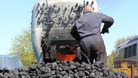Here coal is being used to test the boiler of locomotive 43106 at Bridgnorth.