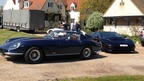 Cars arriving