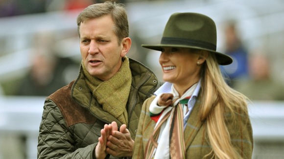Kyle pictured at the Paddy Power Imperial Cup Day, held at Sandown Racecourse, in March.