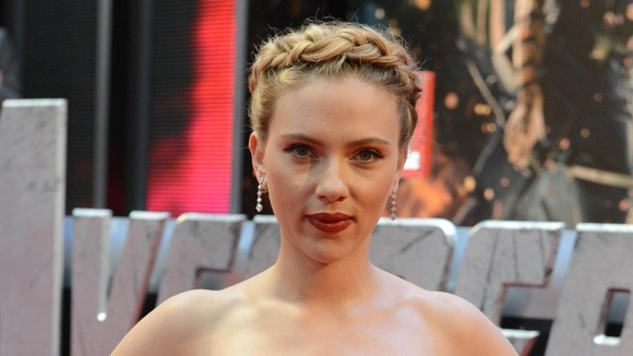 Johansson arrives at the Marvel Avengers Assemble premiere at the Westfield Centre in London.