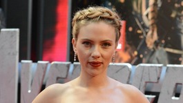 Johansson arrives at the Marvel Avengers Assemble premiere at the Westfield Centre in London.