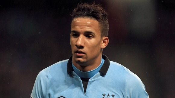 Manchester City winger Scott Sinclair.