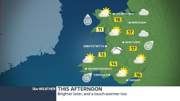 This afternoon across Wales