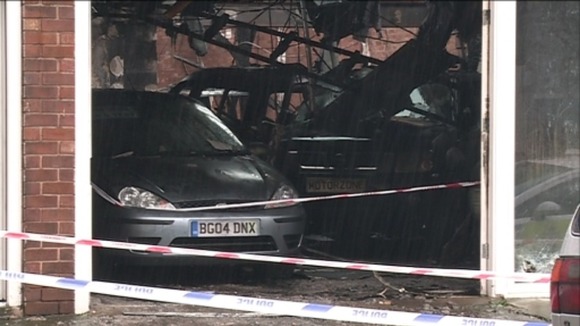 Damaged cars