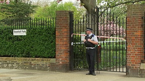 The entrance to Vauxhall park