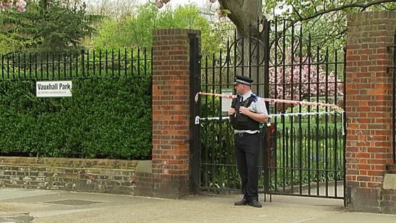 The entrance to Vauxhall park