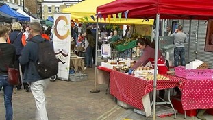 The market at Herne Hill