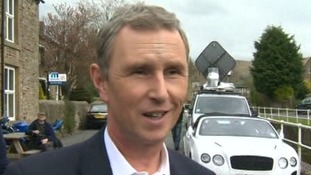 Conservative MP Nigel Evans earlier today.