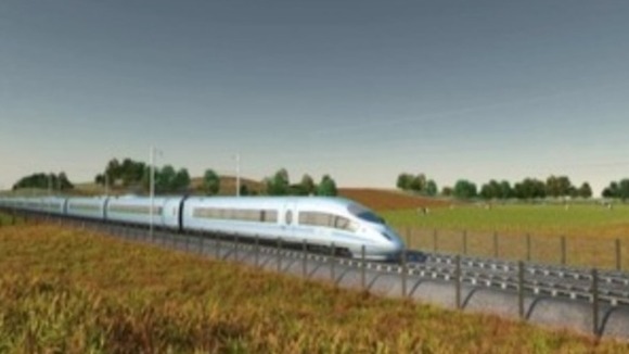 The HS2 line