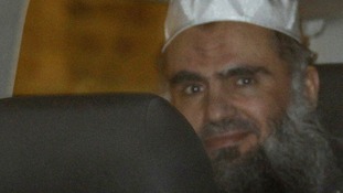 bu Qatada is driven from a Special Immigration Appeals Commission (SIAC) hearing in central London April 17, 2012