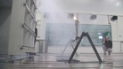 Torch in windy room
