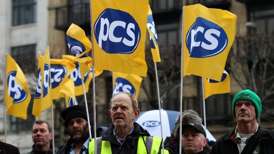 Members of the Public and Commercial Services union (PCS) will take part in the strikes