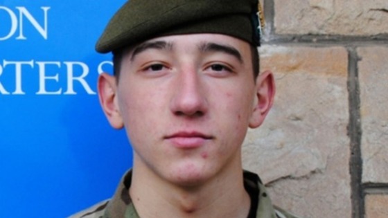 Fusilier Samuel Flint, 2nd Battalion The Royal Regiment of Scotland.