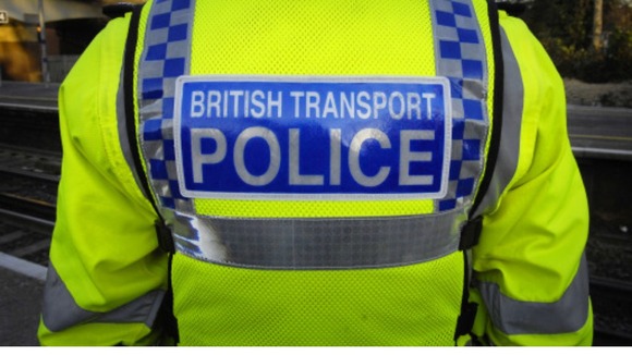 BTP Officer, back of uniform