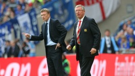 David Moyes with Sir Alex Ferguson