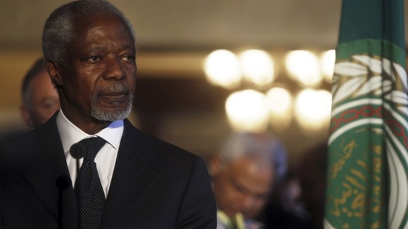 UN-Arab League envoy Kofi Annan.