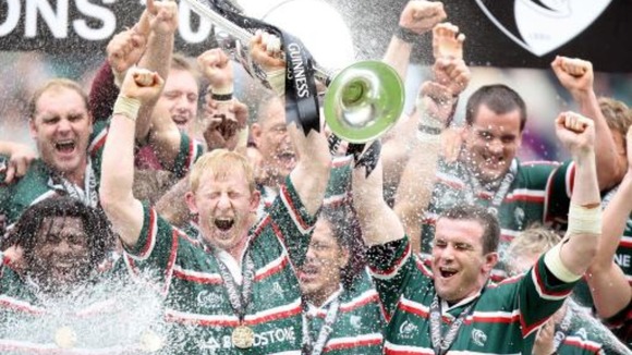 Leicester Tigers win their second Premiership Final