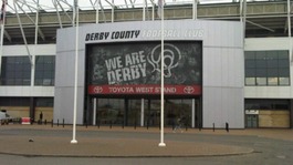 Derby County fans will be able to do a charity zip wire at Pride Park