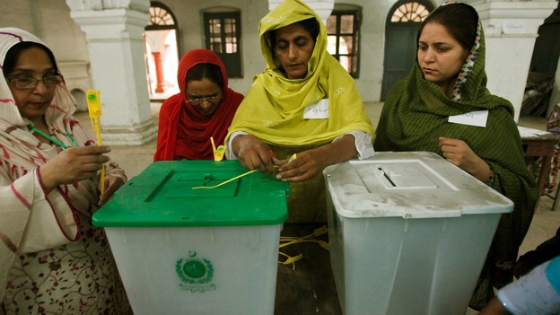 Polling in Pakistan's historic election began this morning