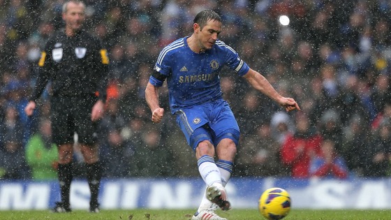 Frank Lampard is on goal way from equaling the club's all-time scoring record