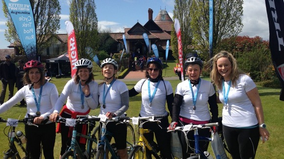 Sussex charity bike riders