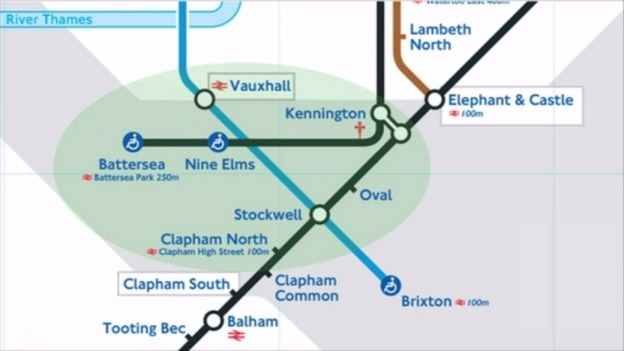 Potential look of new tube map