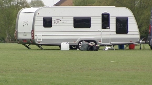 The travellers were given documents on Friday requesting they leave the site.