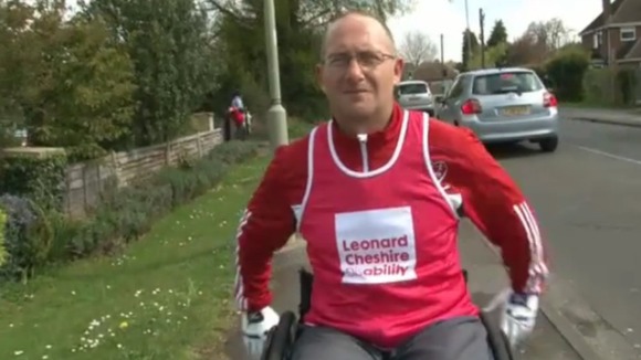 Andy Gardiner , wheelchair athlete