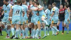 Northampton celebrate following victory in the Aviva Premiership Semi Final match at Allianz Park, London.