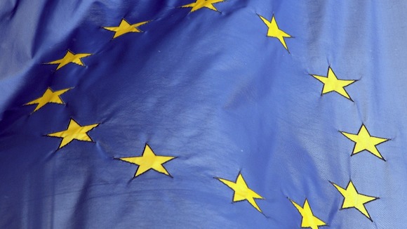An EU flag.