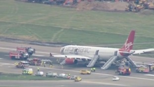 Virgin Atlantic plane emergency landing at Gatwick