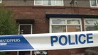 Police cordon outside house