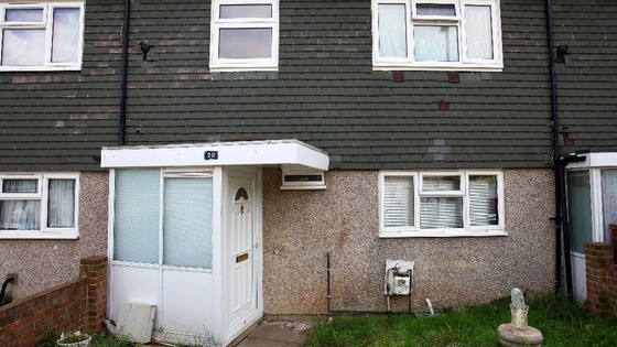 The house in Croydon, south London where Tia Sharp's body was found in the loft