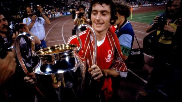 Nottingham Forest's Trevor Francis, scorer of the winning goal, takes a closer look at the European Cup