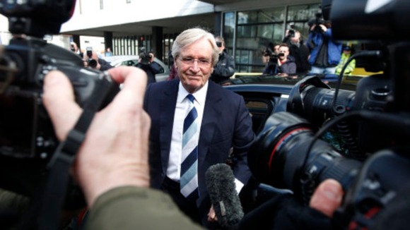 Coronation Street actor Bill Roache arrives at Preston Magistrates' Court