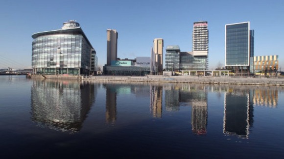 BBC buildings at Media City UK in Salford