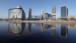 BBC buildings at Media City UK in Salford