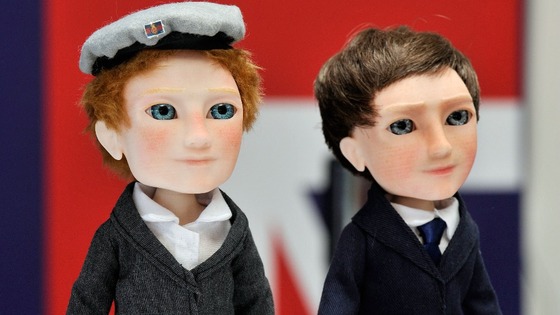 The dolls were presented by 'Makielab' company co-founder Jo Roach 