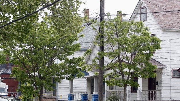 The house in Cleveland, Ohio, where three women were held captive for almost a decade.