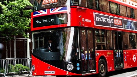 The GREAT London double decker bus