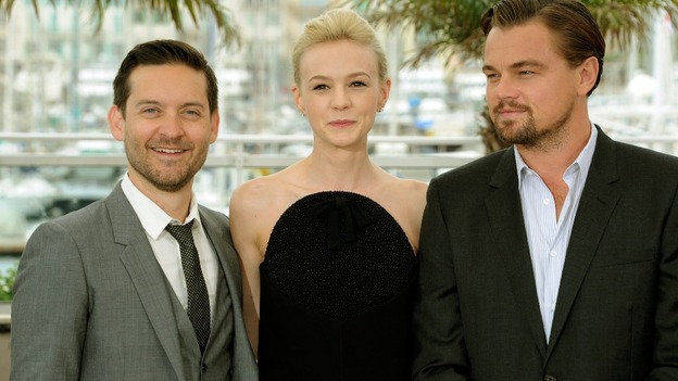 Tobey Maguire with Carey Mulligan and Leonardo Di Caprio