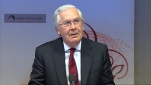 Bank of England Governor Sir Mervyn King
